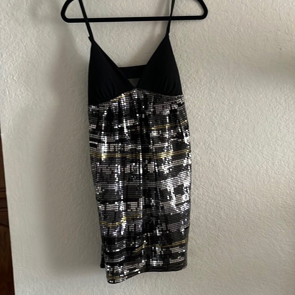 Adorable La Rok sequin mini dress.